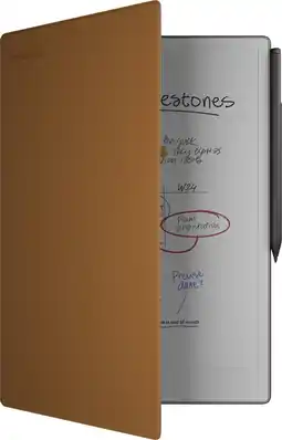 Coolblue reMarkable Paper Pro Book Folio Bruin Leer aanbieding