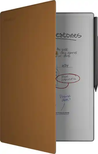 Coolblue reMarkable Paper Pro Book Folio Bruin Leer aanbieding