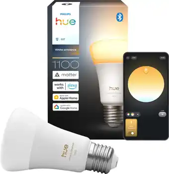 Coolblue Philips Hue A60 White Ambiance 1100lm E27 aanbieding