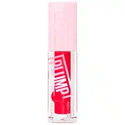Kruidvat Maybelline New York Lifter Plump 004 Red Flag Lipgloss aanbieding