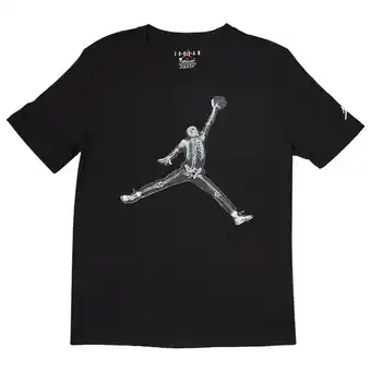 Foot Locker Jordan Skeleton Jumpman T-shirts Kinder - Zwart - Maat 147 - 158 CM - Katoen Jersey aanbieding