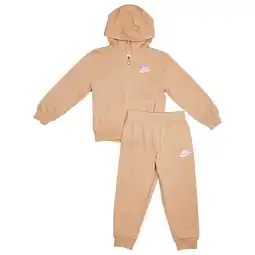 Foot Locker Nike Club Lbr Fz Trainingspakken Peuter - Bruin - Maat 104 - 110 CM - Katoen French Terry aanbieding