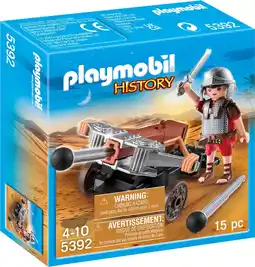 Bol.com PLAYMOBIL Romeinse soldaat met ballista - 5392 aanbieding