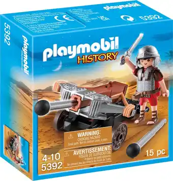 Bol.com PLAYMOBIL Romeinse soldaat met ballista - 5392 aanbieding