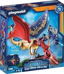 Bol.com PLAYMOBIL Dragons: The Nine Realms Wu & Wei met Jun - 71080 aanbieding