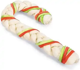 Intratuin Beeztees kauwbot Kerst zuurstok rund D 3 H 38 cm aanbieding