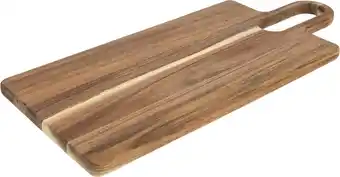 Intratuin Serveerplank Amara naturel acaciahout 17 x 40 x 1,5 cm aanbieding