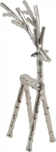 Intratuin Countryfield beeld Zen hert zilver 7 x 14 x 30 cm aanbieding