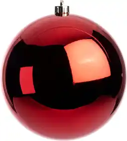 Intratuin Intratuin kerstbal Hope rood D 14 cm aanbieding