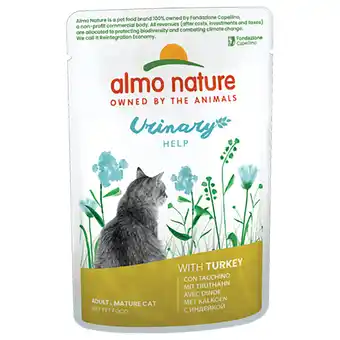Zooplus 12kg + 6kg gratis! Almo Nature natvoer 18kg - Urinary Help kalkoen aanbieding