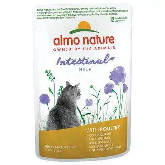 Zooplus 12kg + 6kg gratis! Almo Nature natvoer 18kg - Digestive Help met Gevogelte (18 x 70 g) aanbieding