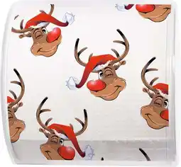 Intratuin Paper + Design toiletpapier Kerst rudolph 3-laags aanbieding