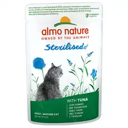 Zooplus 12kg + 6kg gratis! Almo Nature natvoer 18kg - Sterilised tonijn aanbieding