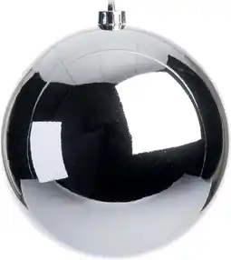 Intratuin Intratuin kerstbal Hope zilver D 14 cm aanbieding