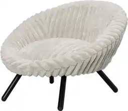 Intratuin Intratuin honden- en kattenmand Fleur wit 54 x 49,5 x 39,5 cm aanbieding