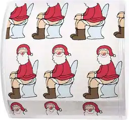 Intratuin Paper + Design toiletpapier Kerst oh santa 3-laags aanbieding