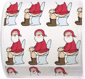Intratuin Paper + Design toiletpapier Kerst oh santa 3-laags aanbieding