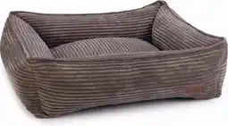 Intratuin Designed by Lotte hondenmand Ribbed bruin 65 x 60 x 20 cm aanbieding