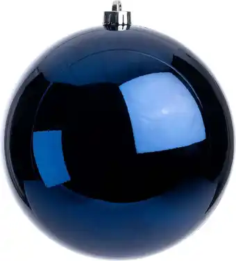 Intratuin Intratuin kerstbal Hope blauw D 14 cm aanbieding