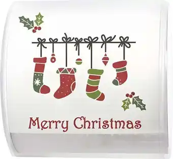 Intratuin Paper + Design toiletpapier Kerst xmas stockings 3-laags aanbieding