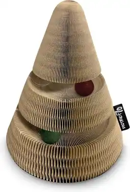 Intratuin District 70 krabkarton kerstboom Maze 28 x 13 x 7 cm aanbieding