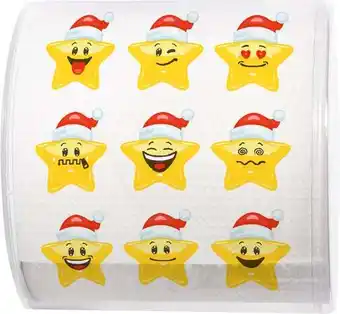 Intratuin Paper + Design toiletpapier Kerst santa stars 3-laags aanbieding