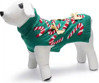 Intratuin Beeztees hondentrui kerst Zuurstokjes groen S 23 cm aanbieding