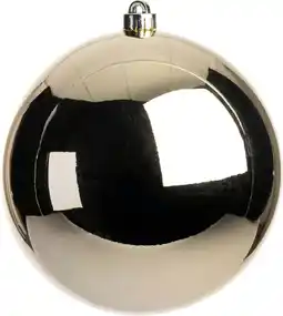 Intratuin Intratuin kerstbal Hope champagne D 14 cm aanbieding