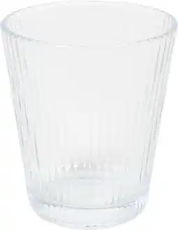 Intratuin Drinkglas Lines transparant 335 ml aanbieding