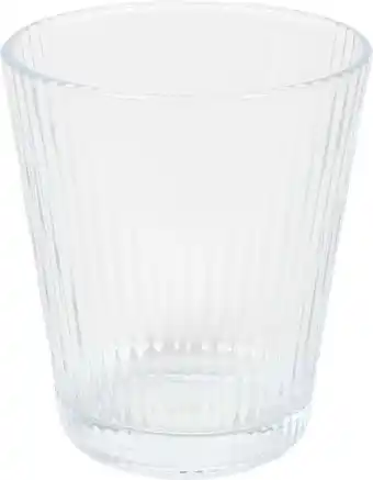 Intratuin Drinkglas Lines transparant 335 ml aanbieding