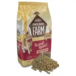 Pets Place Tiny Friends Farm Russel Rabbit Tasty Nuggets - Konijnenvoer - 907 g aanbieding