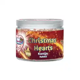 Pets Place Renske Christmas Hearts - Kattensnack - Konijn 100 g aanbieding