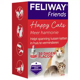 Pets Place Feliway Friends Navulling - Anti stressmiddel - 48 ml aanbieding