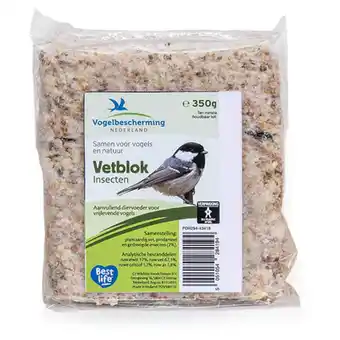 Pets Place Wildbird Vbn Vetblok Met Insecten - Tuinvogelvoer - 11.5x10x3 cm 350 g aanbieding