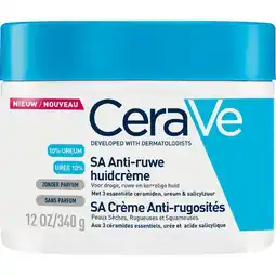 Etos CeraVe SA Anti-Ruwe Huid Crème 340 GR aanbieding