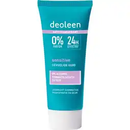 Etos Deoleen Sensitive Anti-Transpirant Deodorant Crème 50 ML aanbieding
