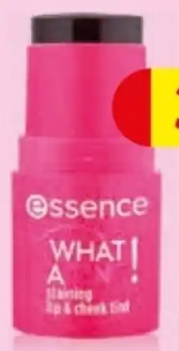 Kruidvat Essence What a Tint! staining lip & wang tint Raspberry Vibes aanbieding