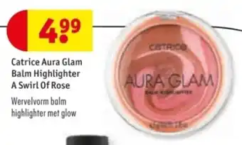 Kruidvat Catrice Aura Glam Balm Highlighter A Swirl Of Rose aanbieding