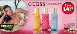 Kruidvat Guess Hair & Body Mist Collection aanbieding