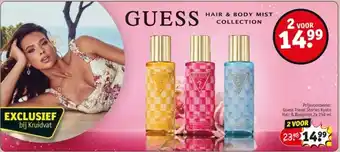 Kruidvat Guess Hair & Body Mist Collection aanbieding