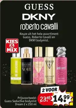 Kruidvat Guess DKNY aanbieding