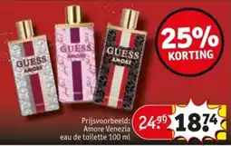 Kruidvat Guess Amore aanbieding