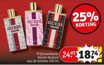 Kruidvat Guess Amore aanbieding
