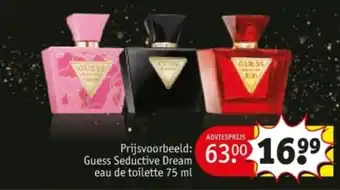 Kruidvat Guess aanbieding