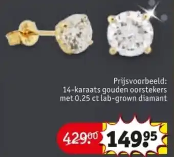 Kruidvat Gouden Oorstekers aanbieding