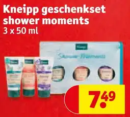 Kruidvat Kneipp geschenkset shower moments aanbieding