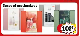 Kruidvat Sense of geschenkset aanbieding