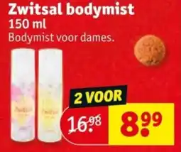 Kruidvat Zwitsal bodymist aanbieding
