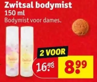 Kruidvat Zwitsal bodymist aanbieding