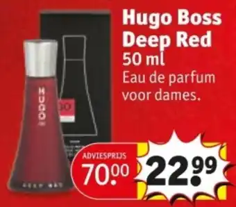 Kruidvat Hugo Boss Deep Red aanbieding